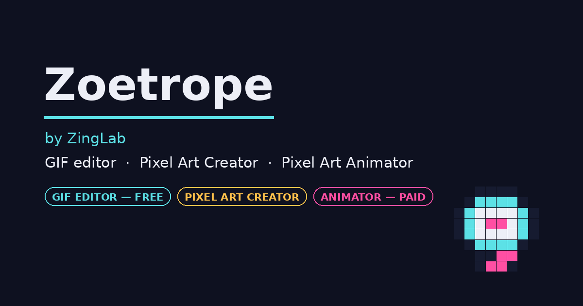Zoetrope GIF Animator