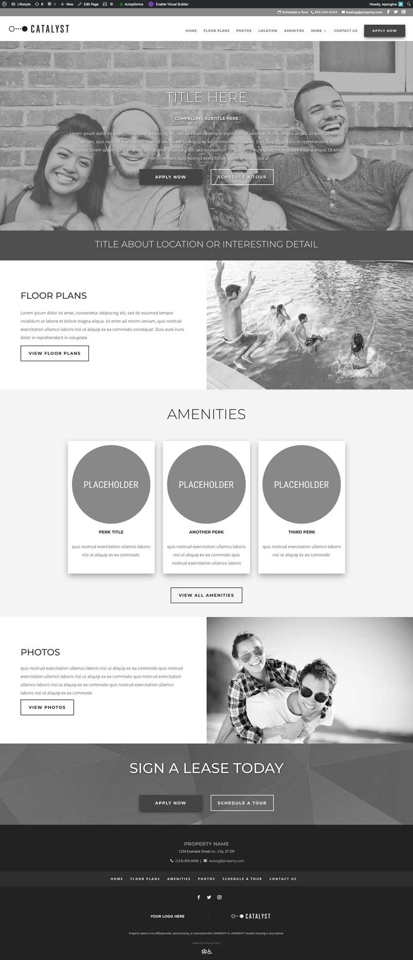Homepage template 4