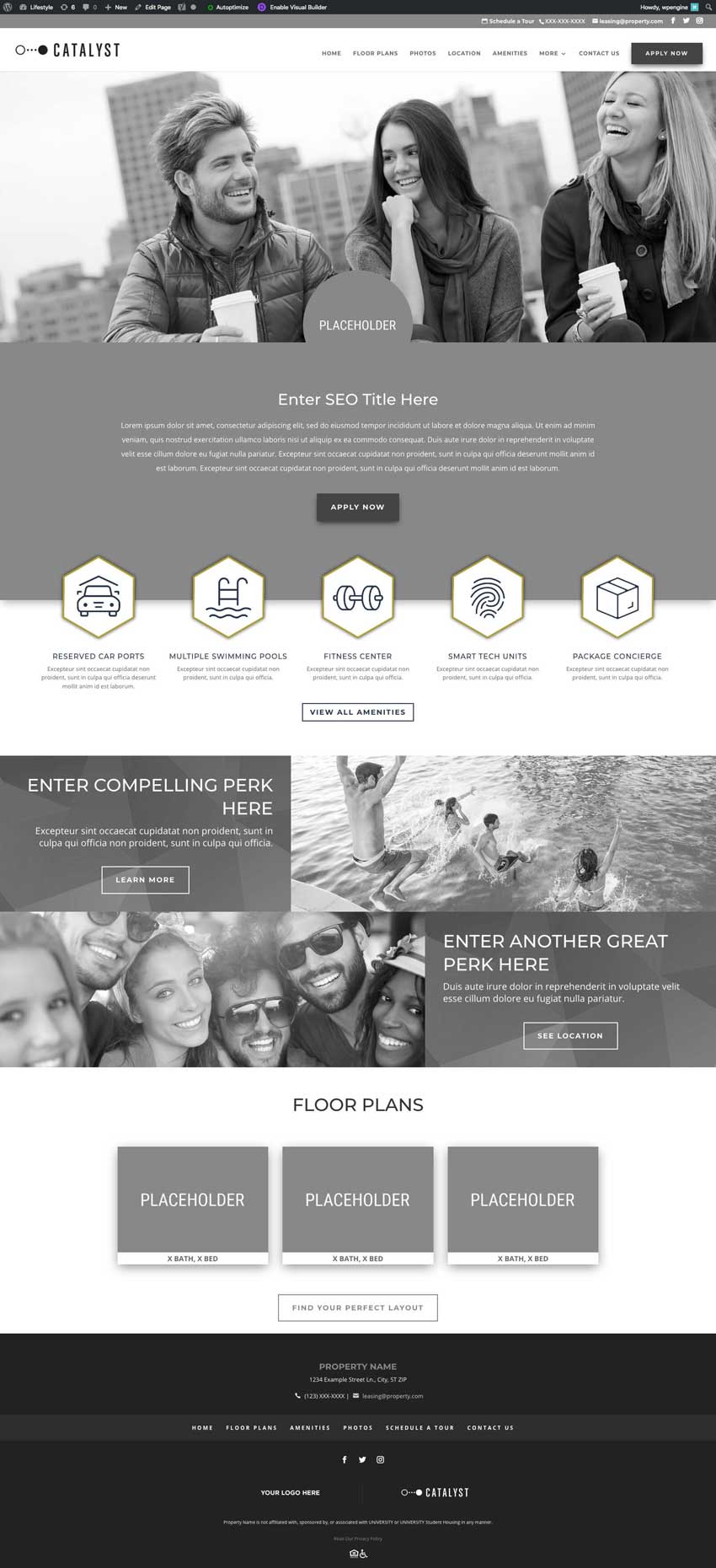 Homepage template 5