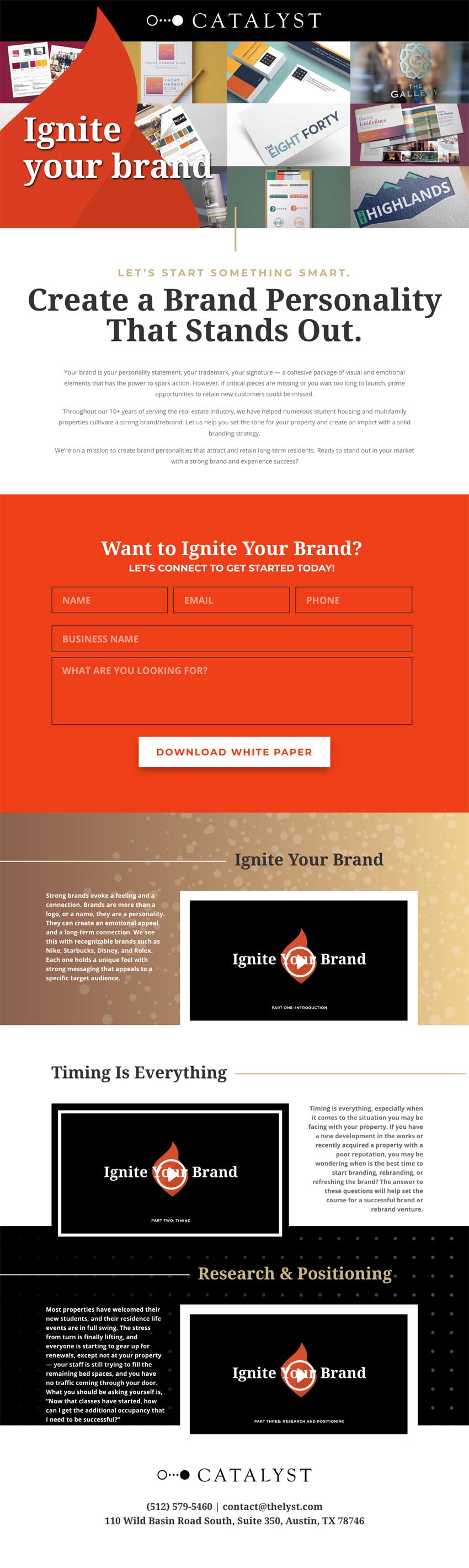 Campus Advantage Ignite Campaign for over 100 client properties