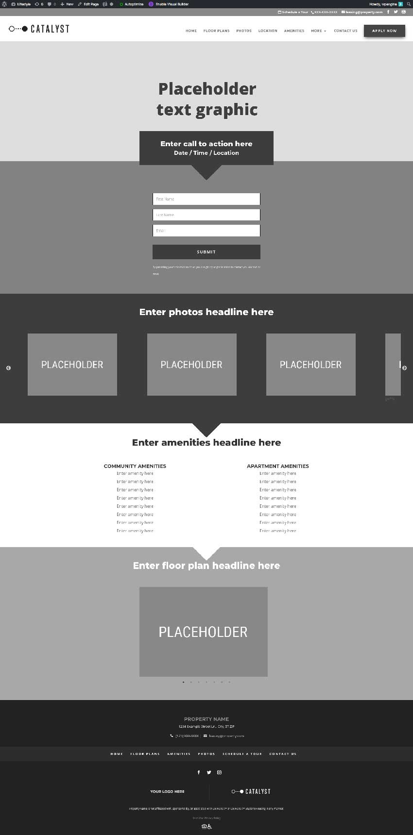 Homepage template 2