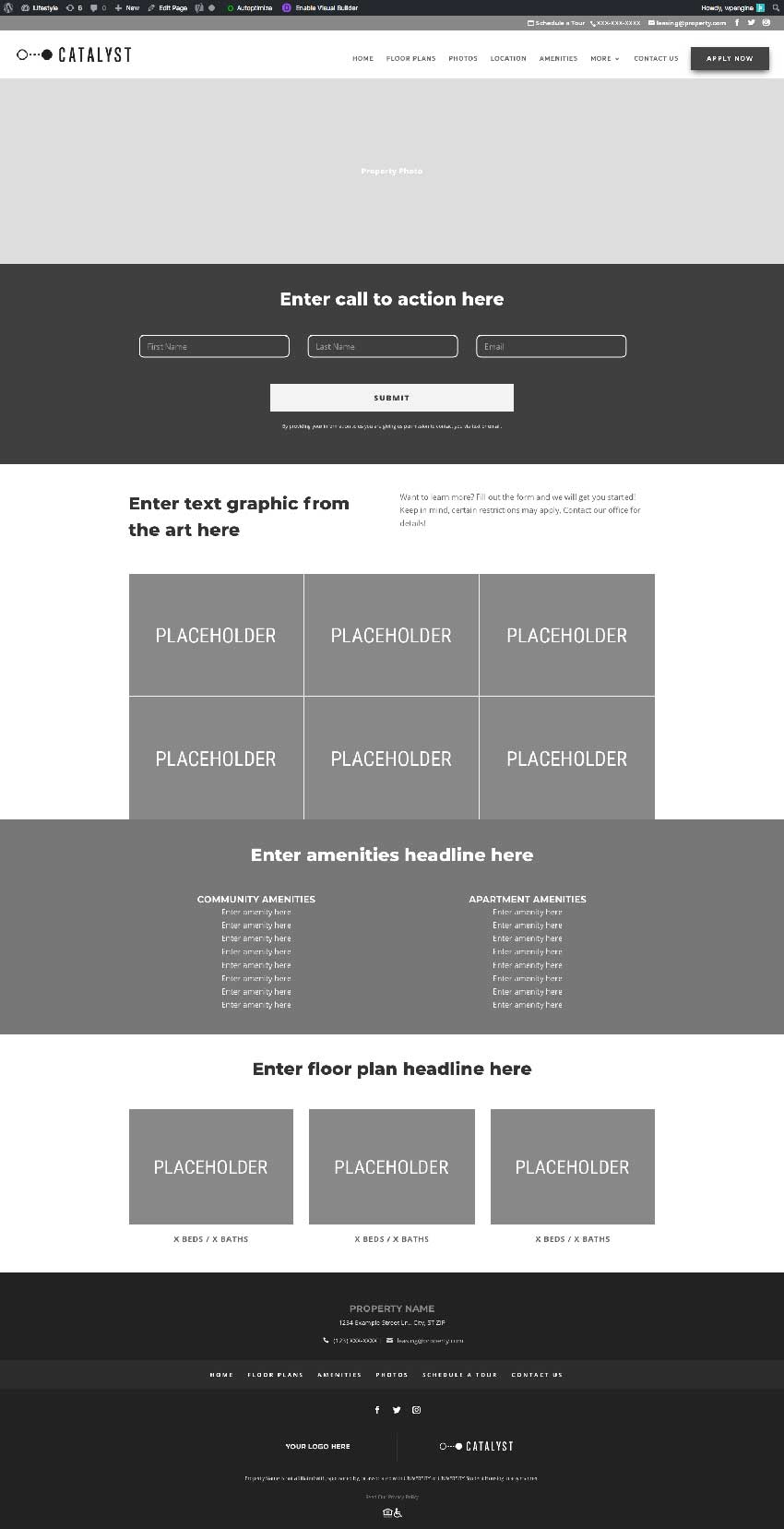 Homepage template 3