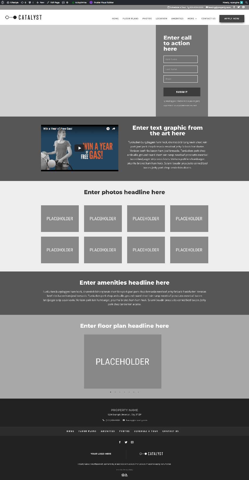 Homepage template 5