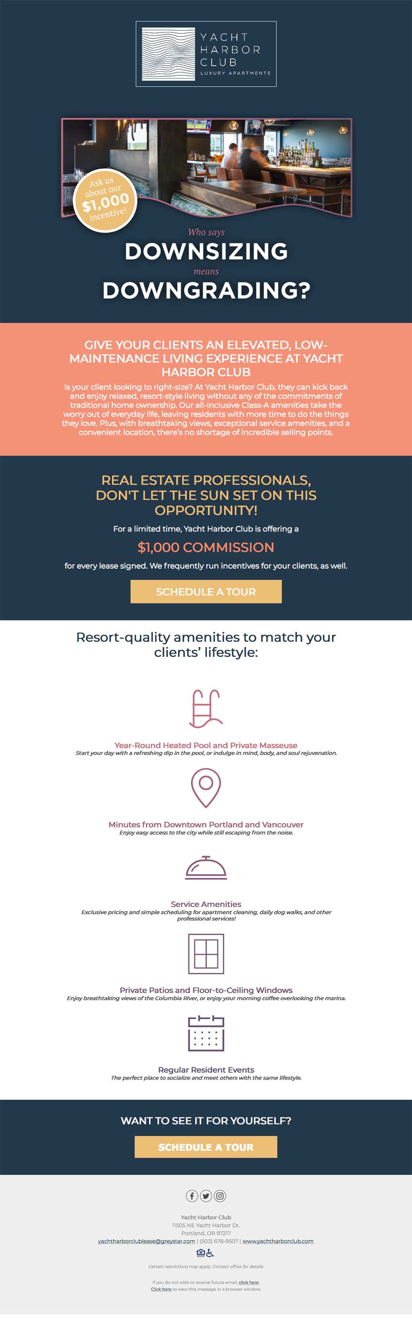 Campus Advantage Yacht Harbor Campaign